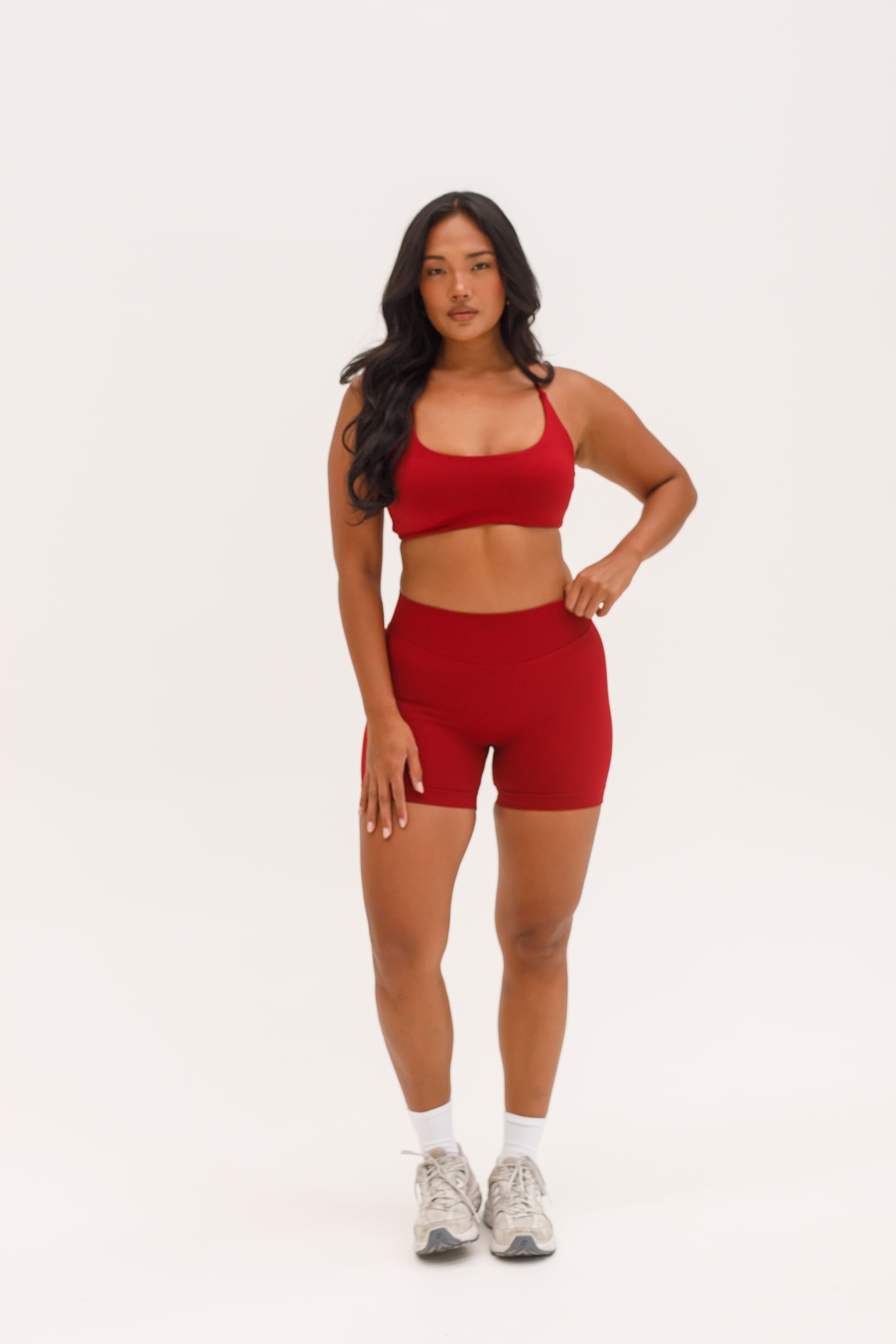 Essence Sculpt Shorts Cherry Red