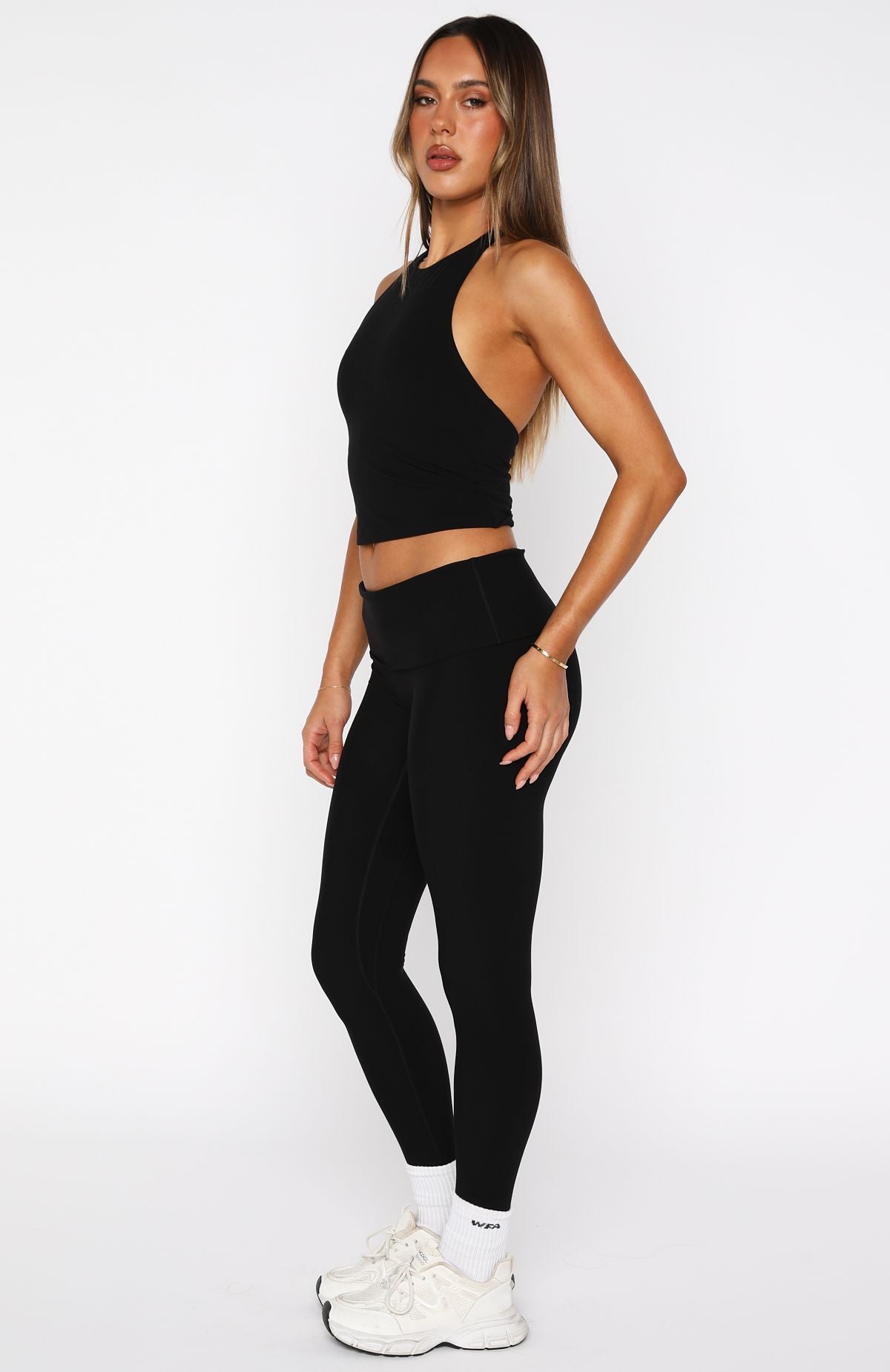 Foldover Leggings Black