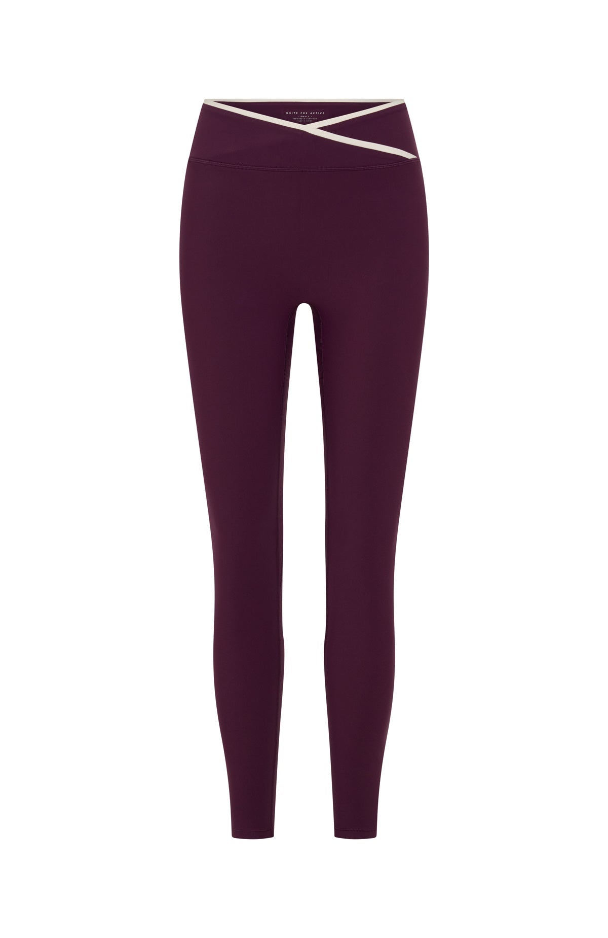 Form leggings Blomme/fløde