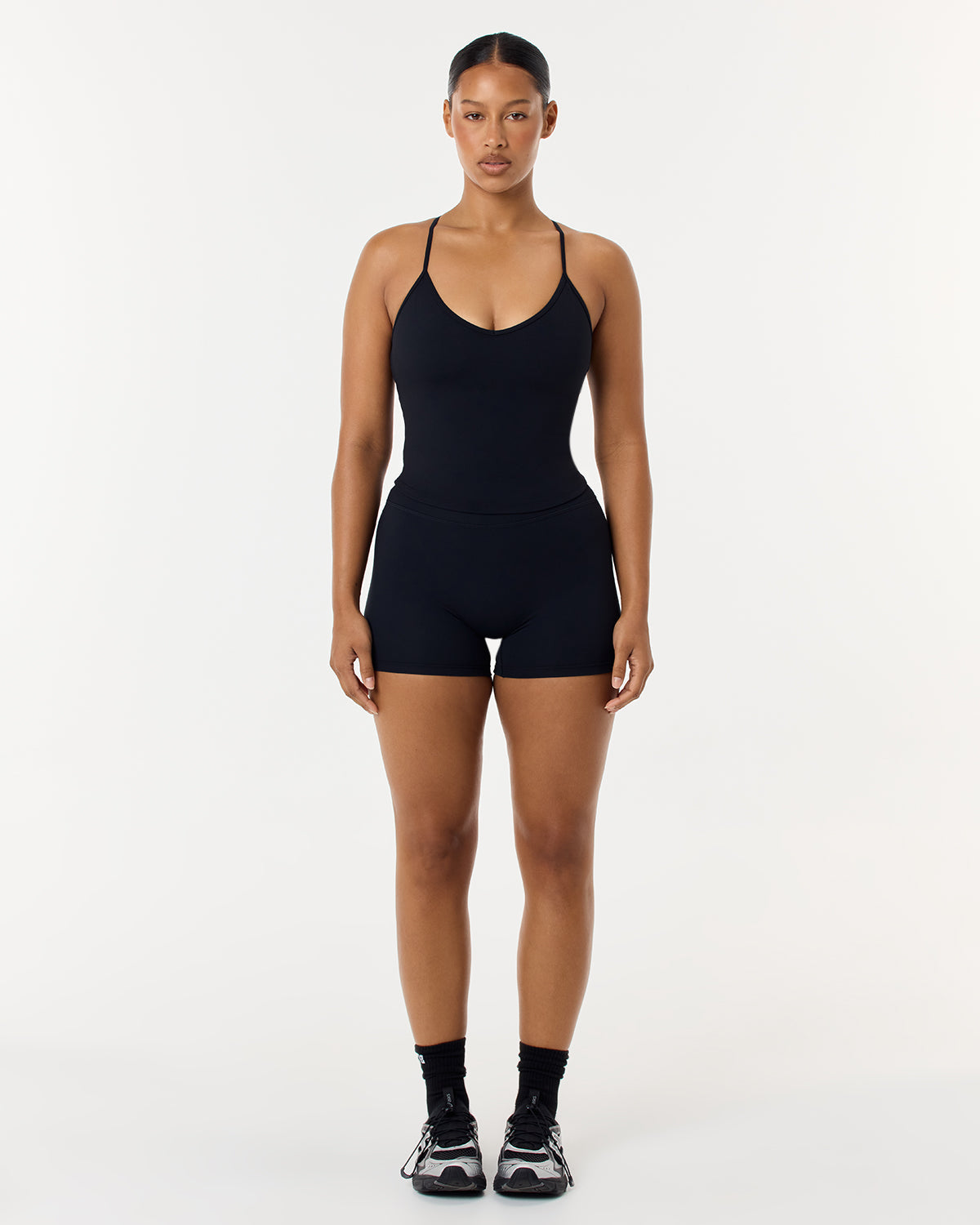 Form fritid tanktop Sort