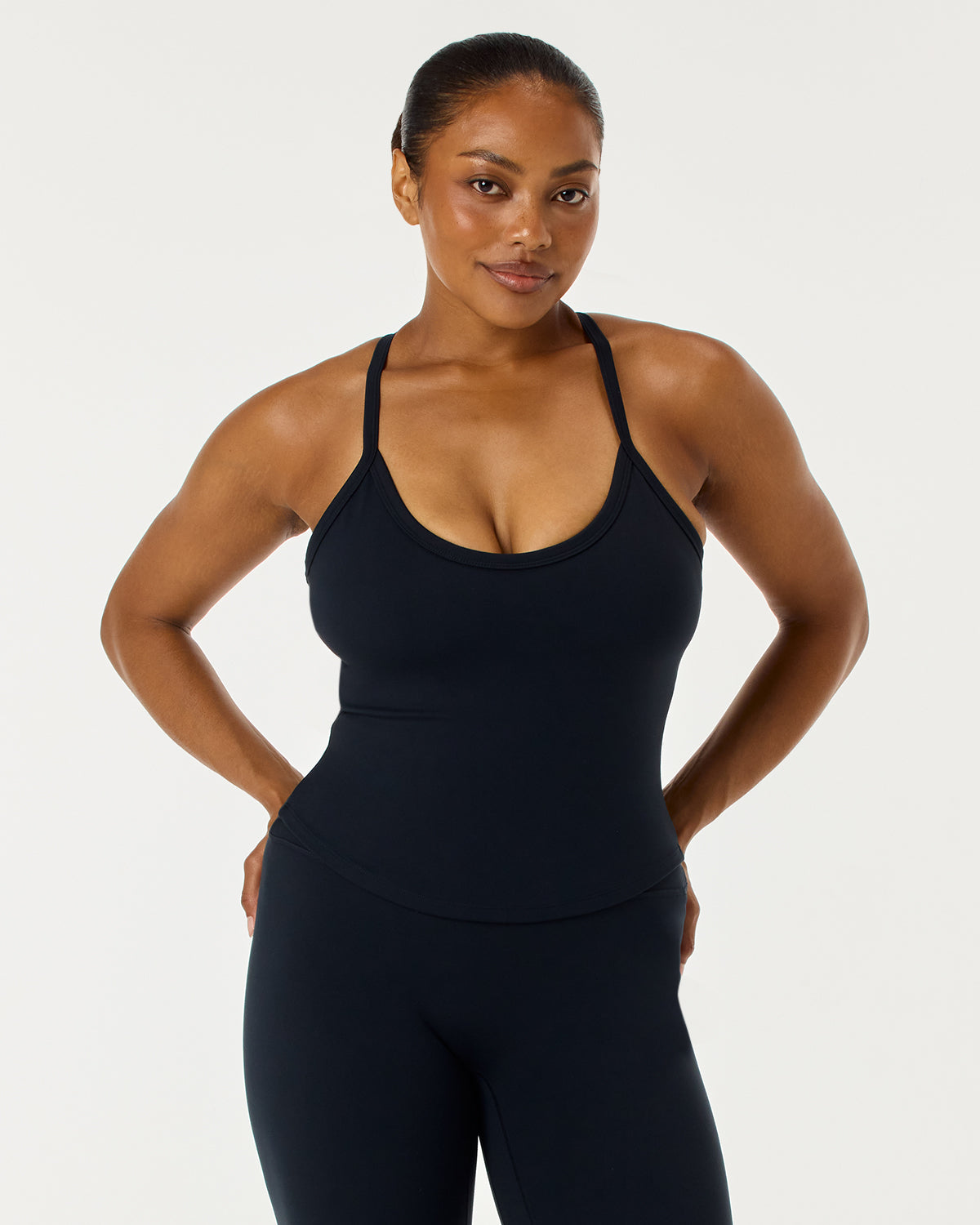 Serenity Camille Tank Black