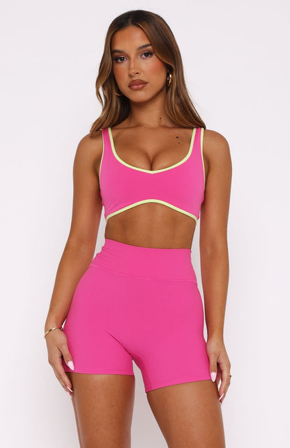 Sports Crop Bubblegum/Citrus
