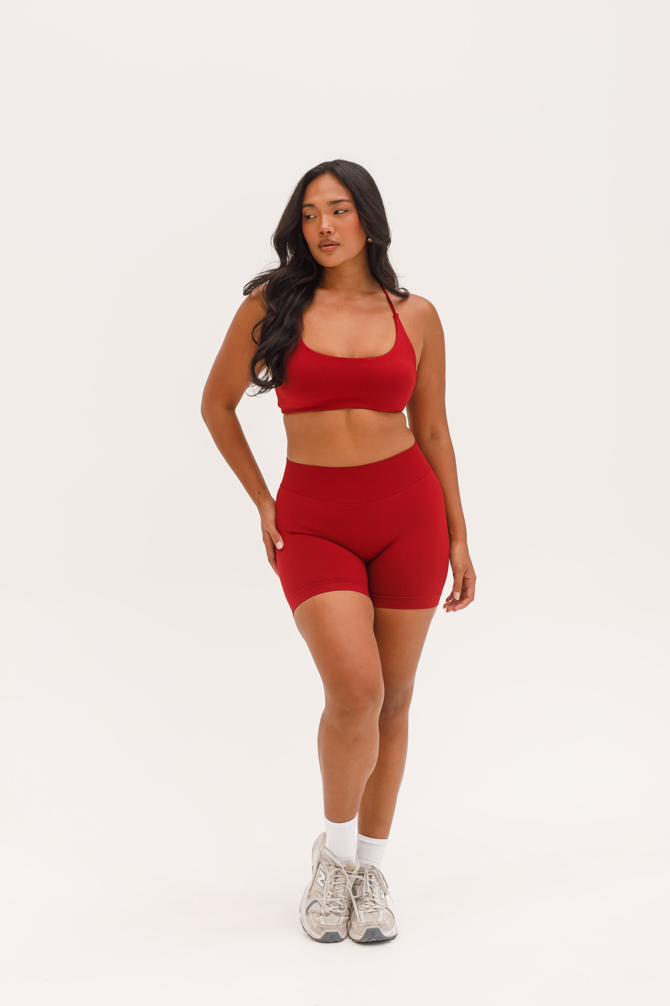 Essence Sculpt Shorts Cherry Red