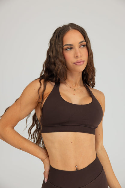 Soft Sculpt Crop Chocolate