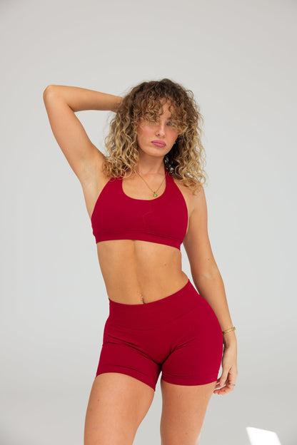 Essence Sculpt Shorts Cherry Red