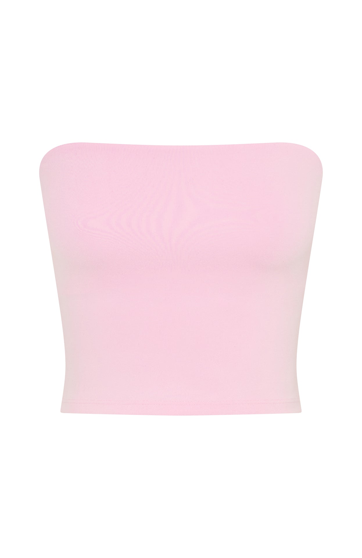 Strapless Crop Ballet Pink