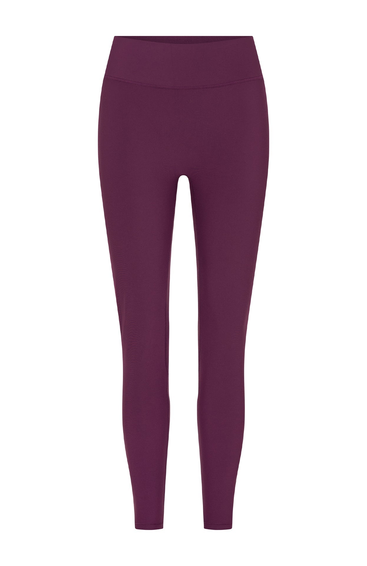 Hohe Taille Leggings Pflaume