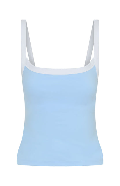 Active Tank Baby Blue/White