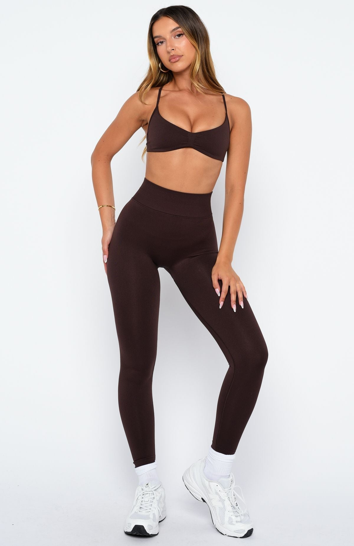Seamless Bra Dark Chocolate