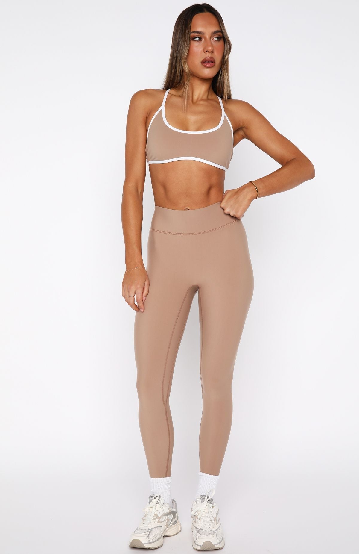 High Waisted Leggings Caramel