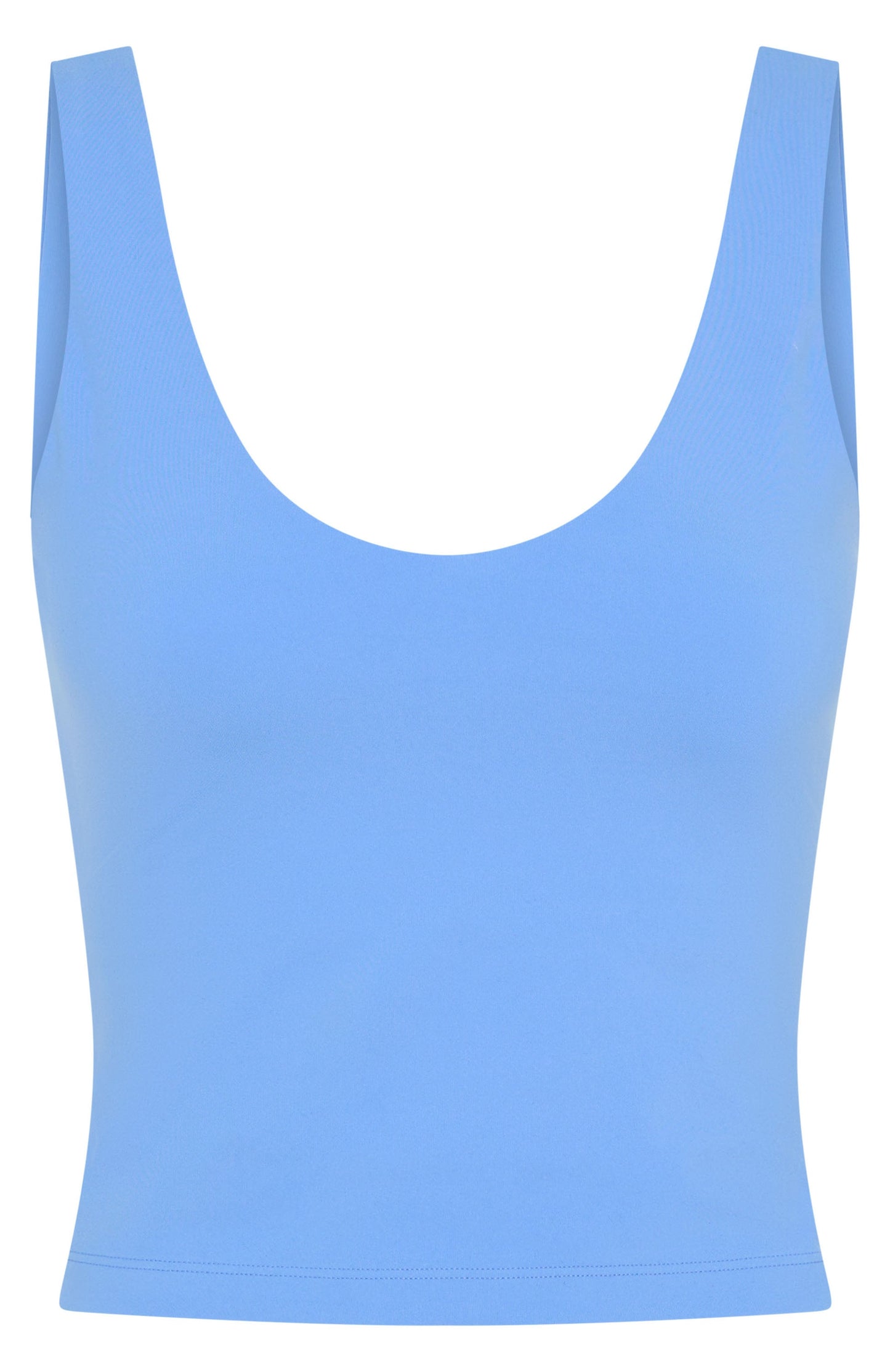 Sport in equilibrio crop top Mirtillo