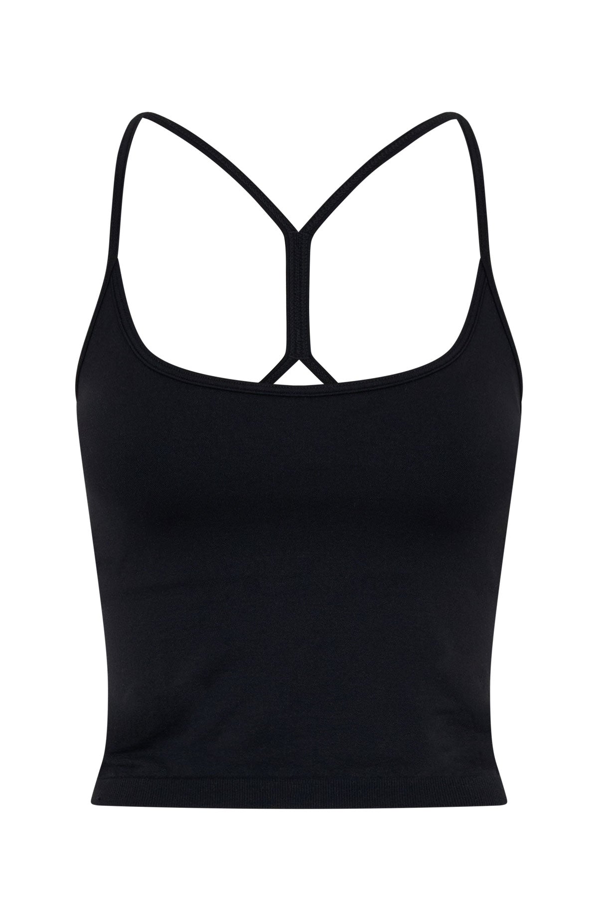 Champion Seamless majica brez rokavov Black